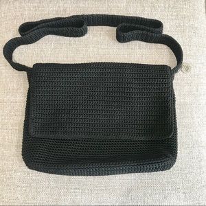 The Sak Black Crochet Crossbody